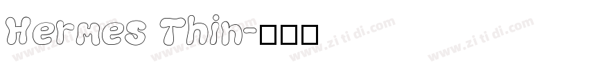 Hermes Thin字体转换